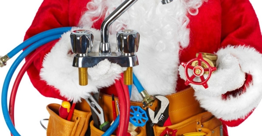 Santa plumber